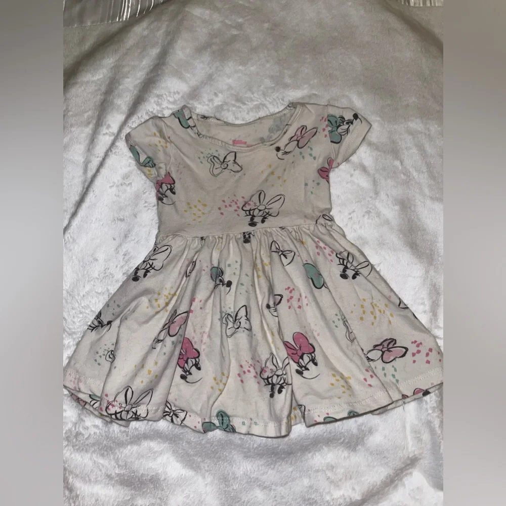 Toddler Girl Minnie Dress - Picture 3 of 6